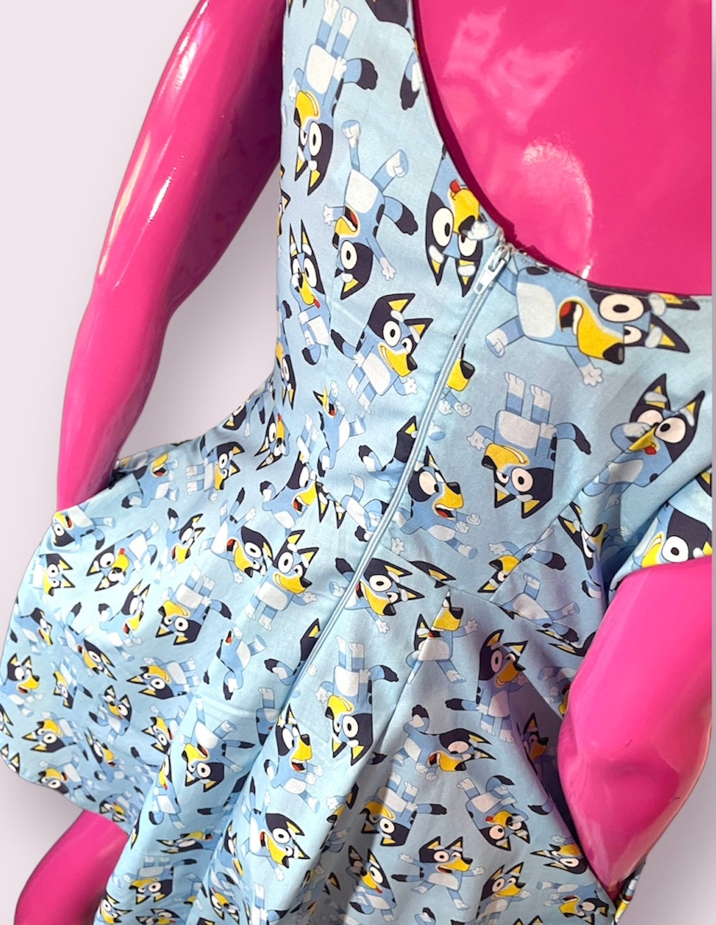 KC Dress- Blue Bluey