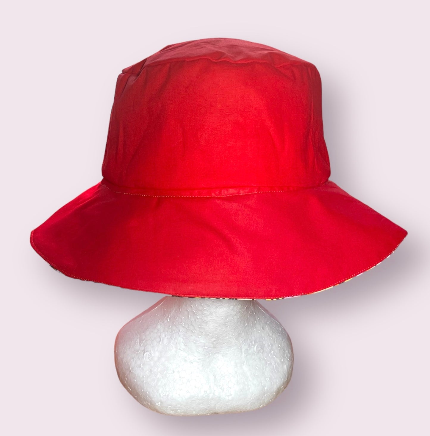 Fashion Hat- Summertime Bluey & Red