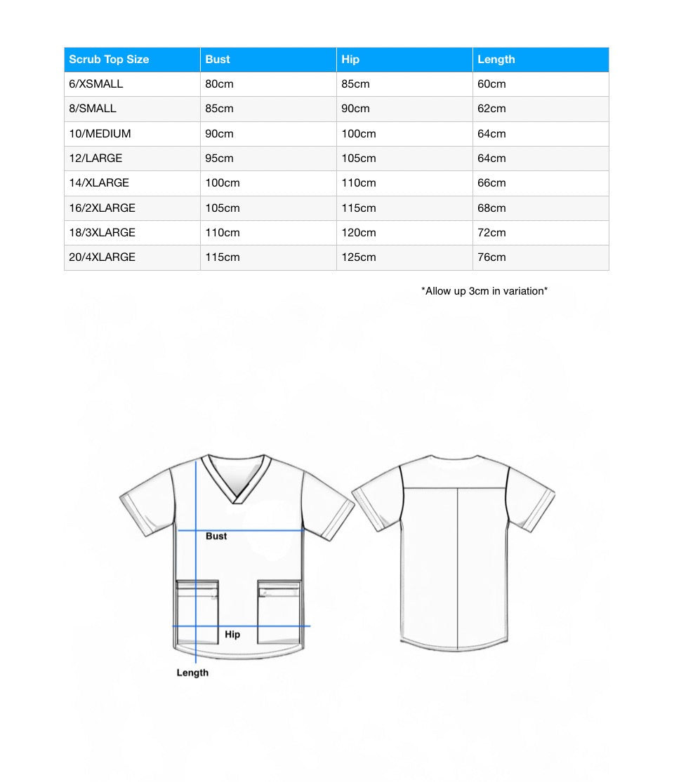 Australian Made Scrub Top- Pokémon OG