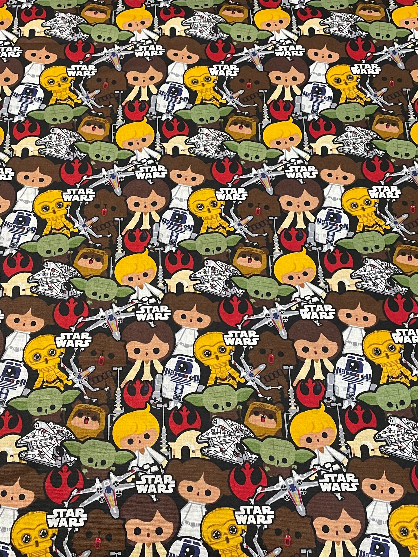 Australian Made Scrub Top- Starwars Kawaii
