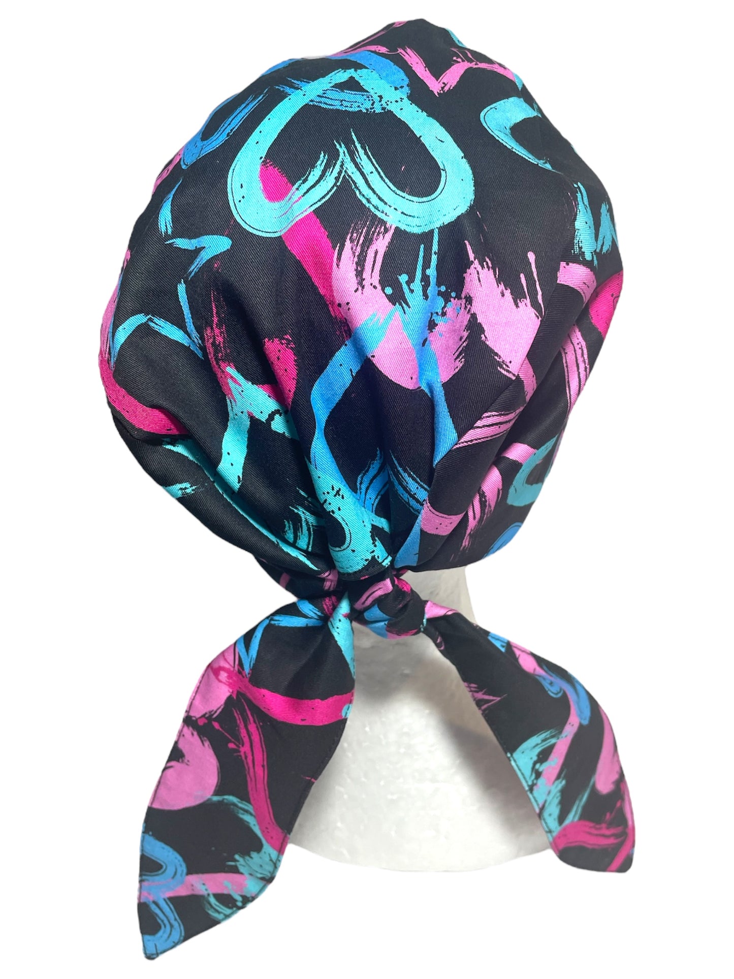 Scrub Cap- Hearts and stars