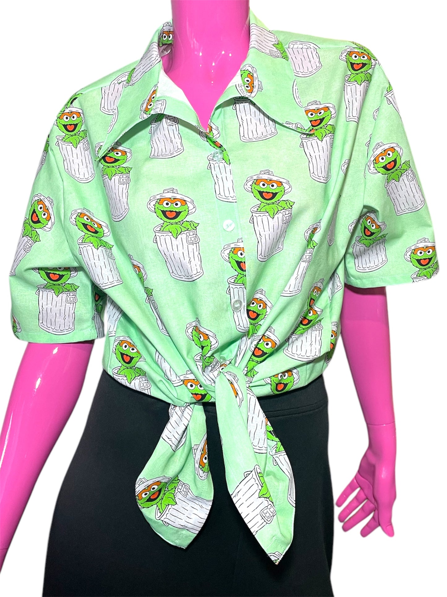 Button Shirt- Grouch