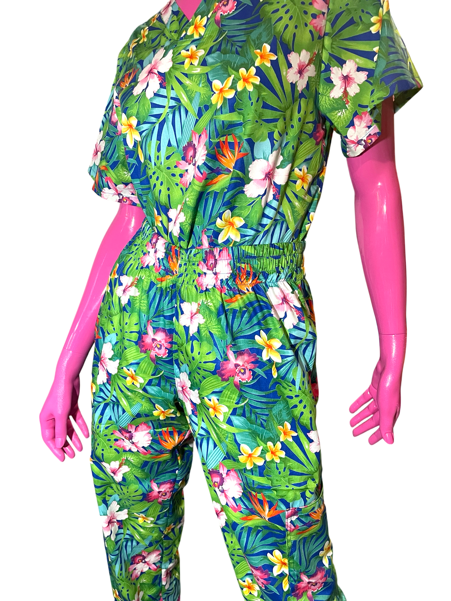 Australian Made Scrub Set- Tropical Flowers
