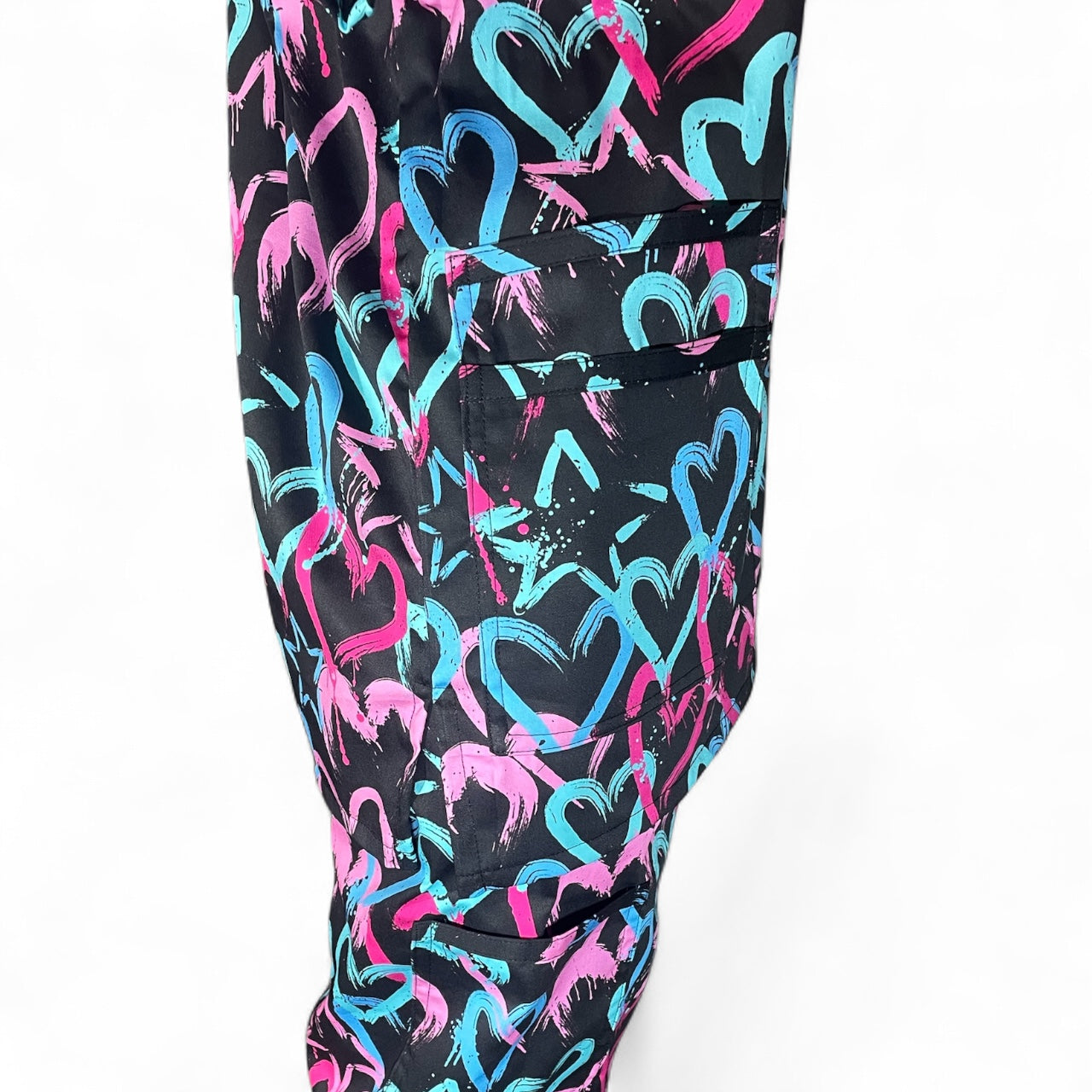 Australian Made Scrub Set- Hearts and Stars