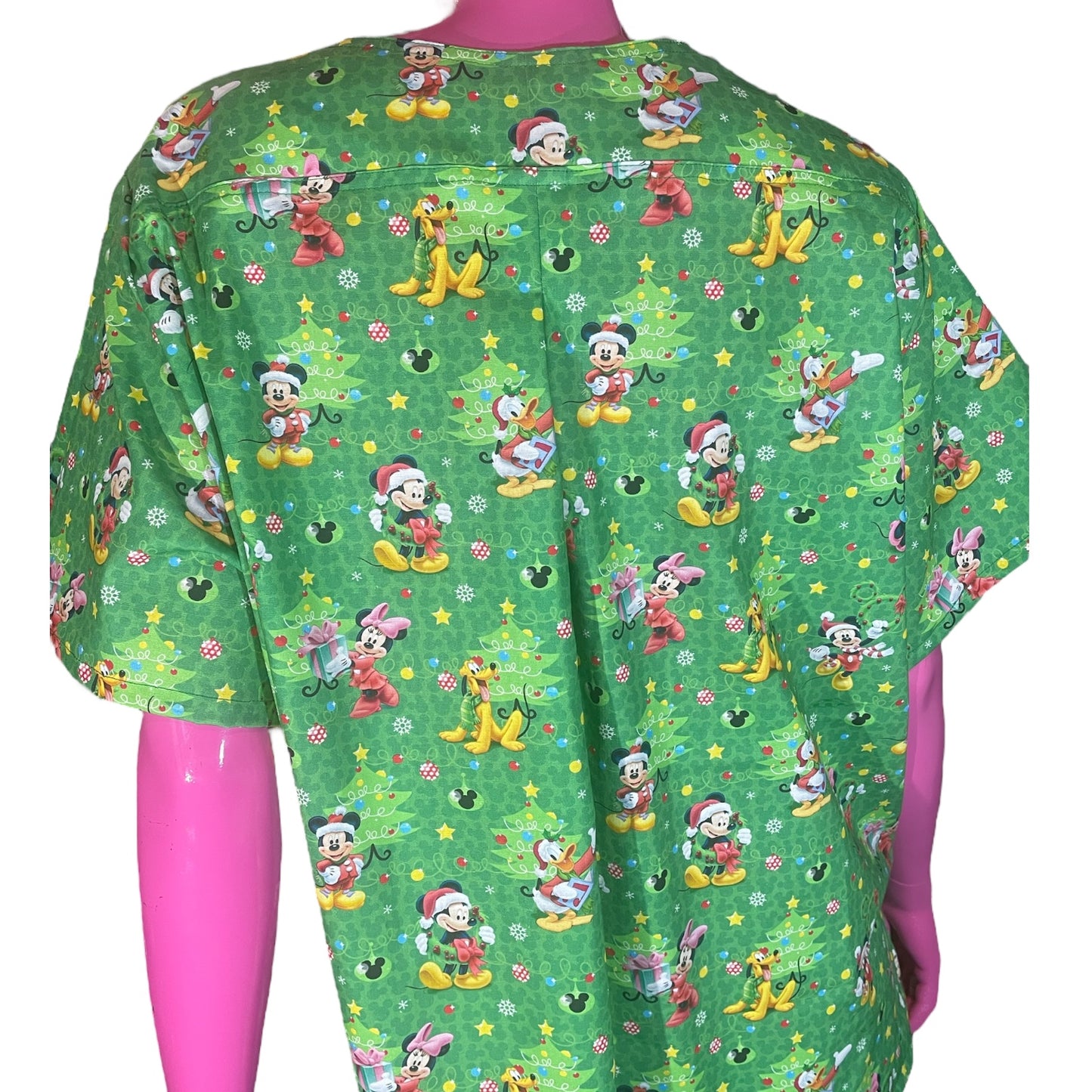 Australian Made Scrub Top- House of Mouse Christmas