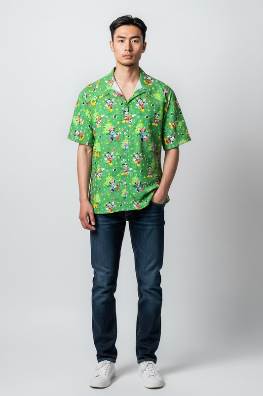 Button Shirt- House of Mouse Christmas