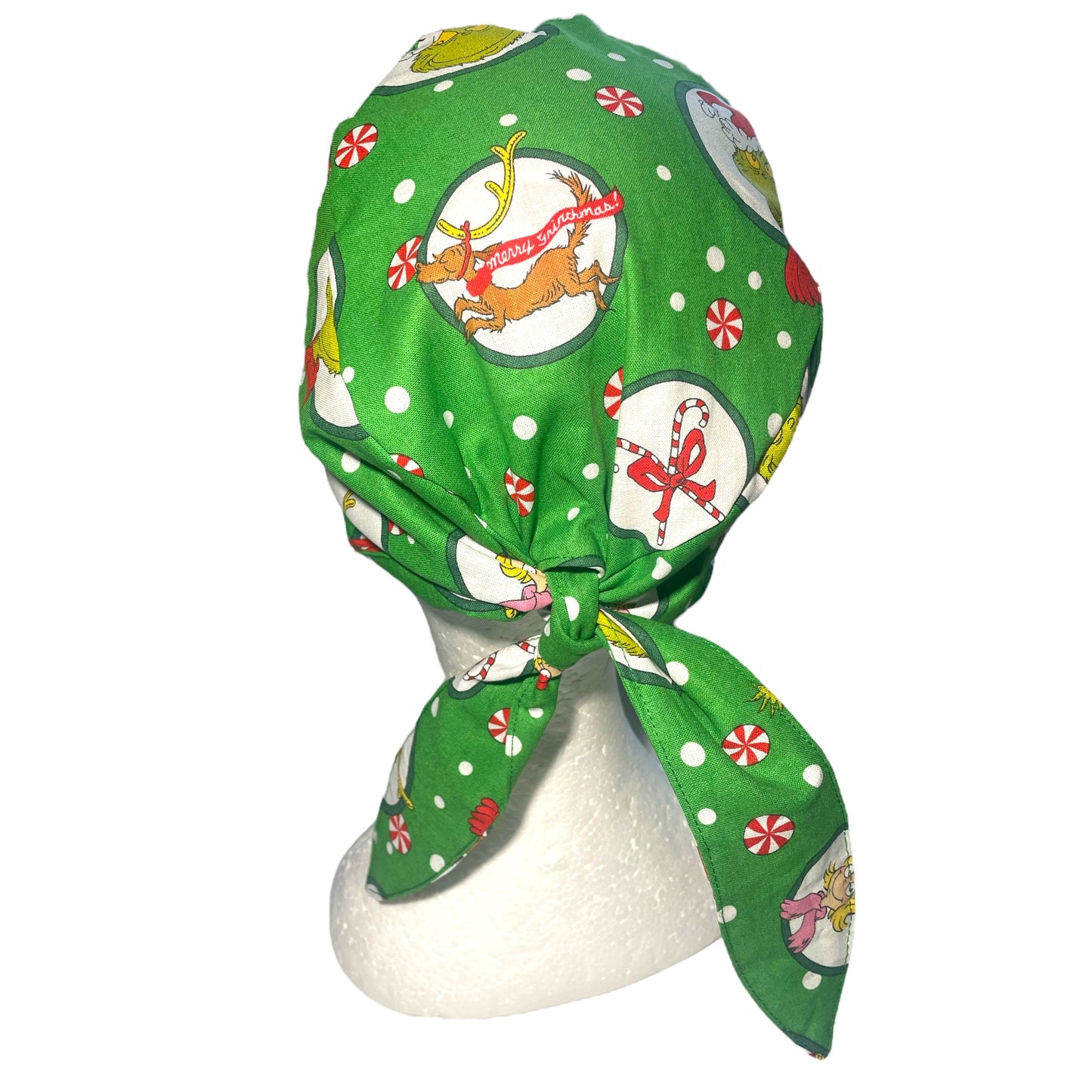 Australian Made Scrub Cap- Grinchmas