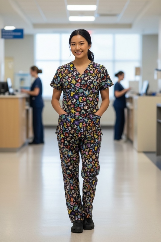 Australian Made Scrub Set- OG Pokemon