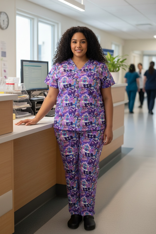 Australian Made Scrub Set- K-Pop Hunters