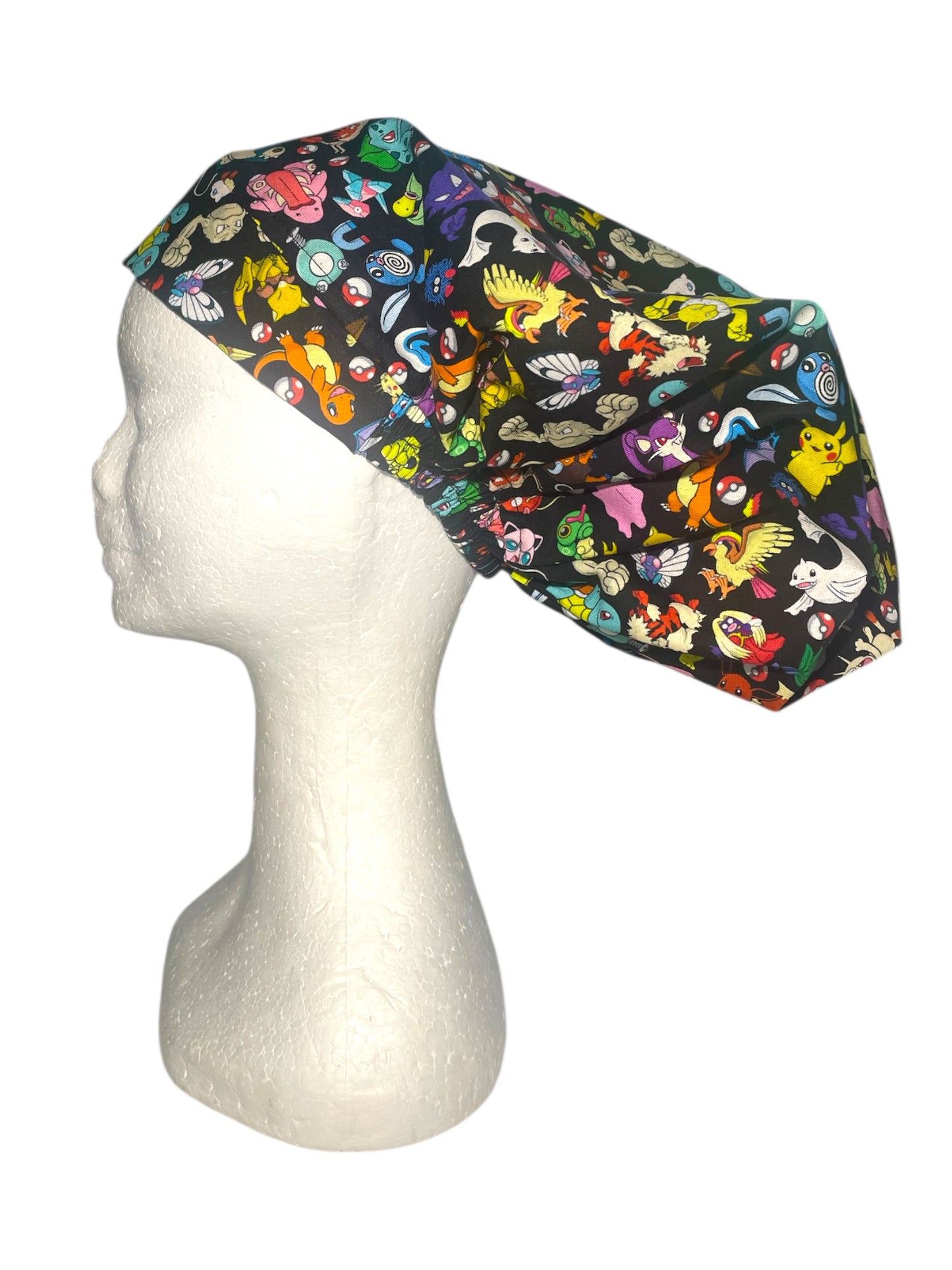 Australian Made Bouffant Style Scrub Cap- Pokemon OG
