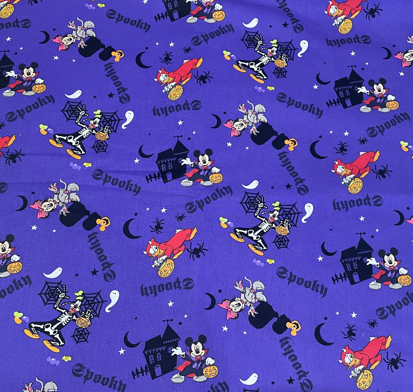 Scrub Top- Mouse Spooky Halloween