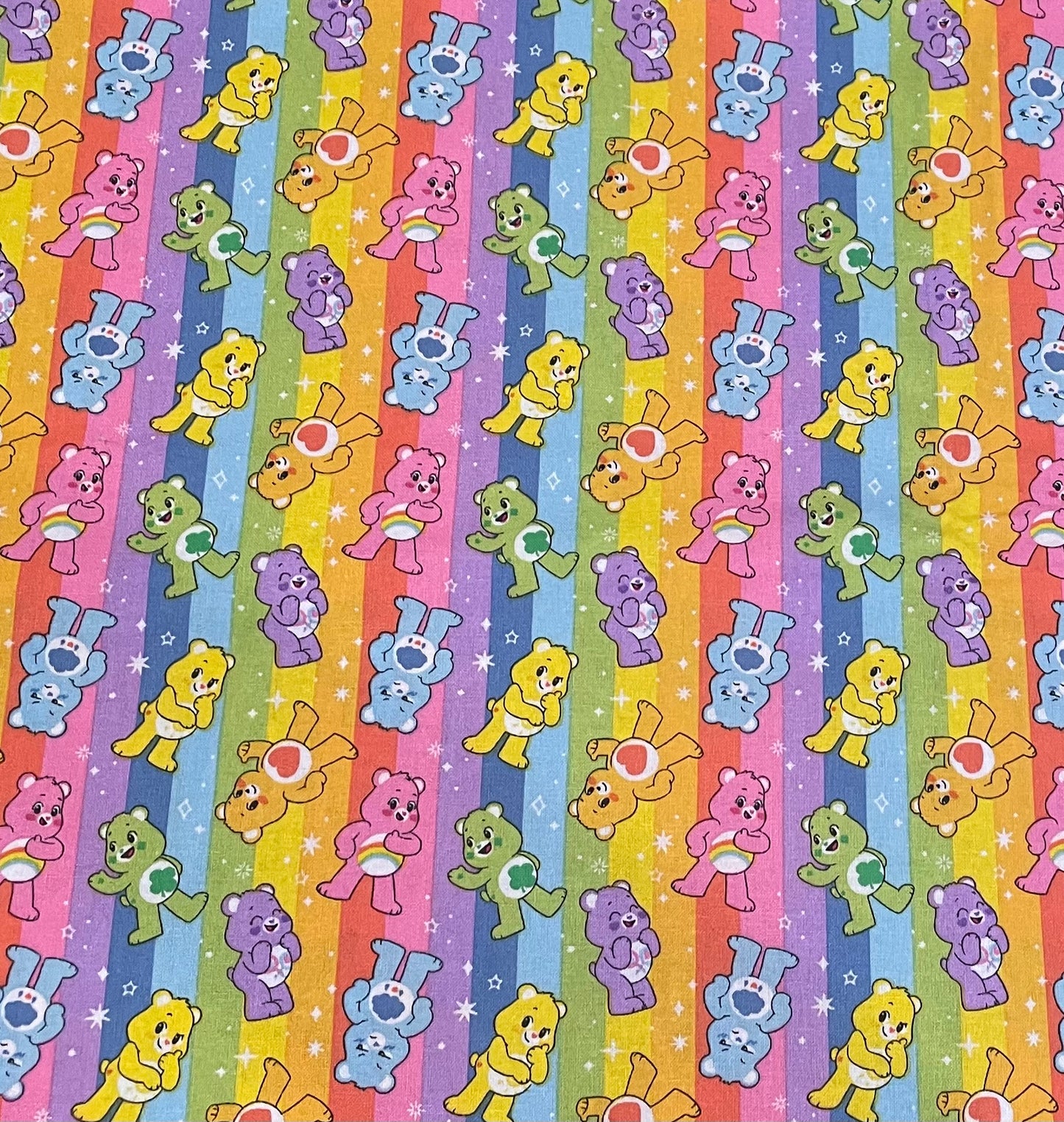 Scrub Top- CareBears Rainbow