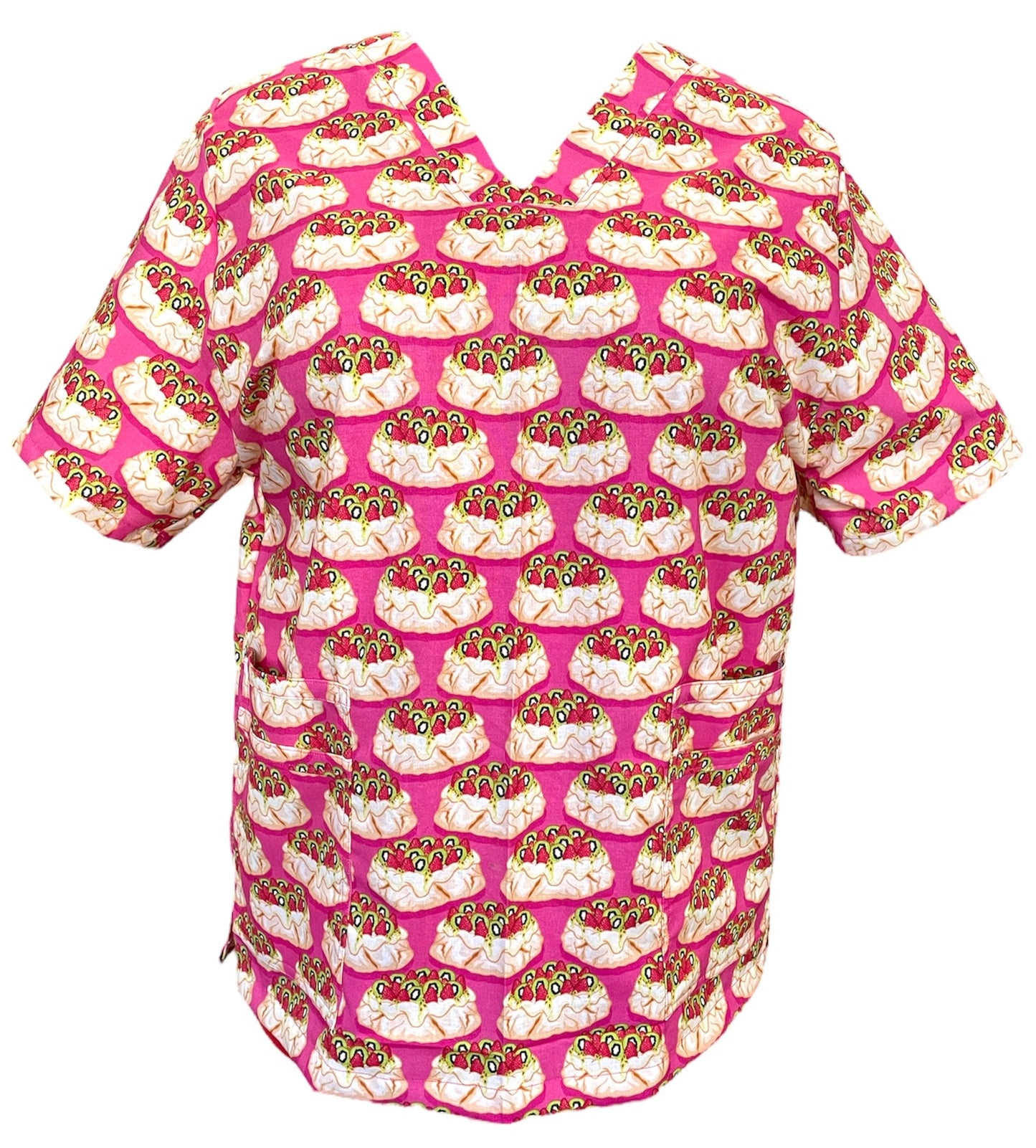 Scrub Top- Pavlova Pink