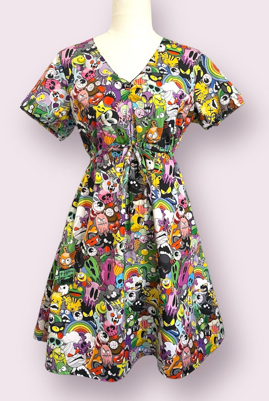 Sweetheart Dress- Colourful Monsters