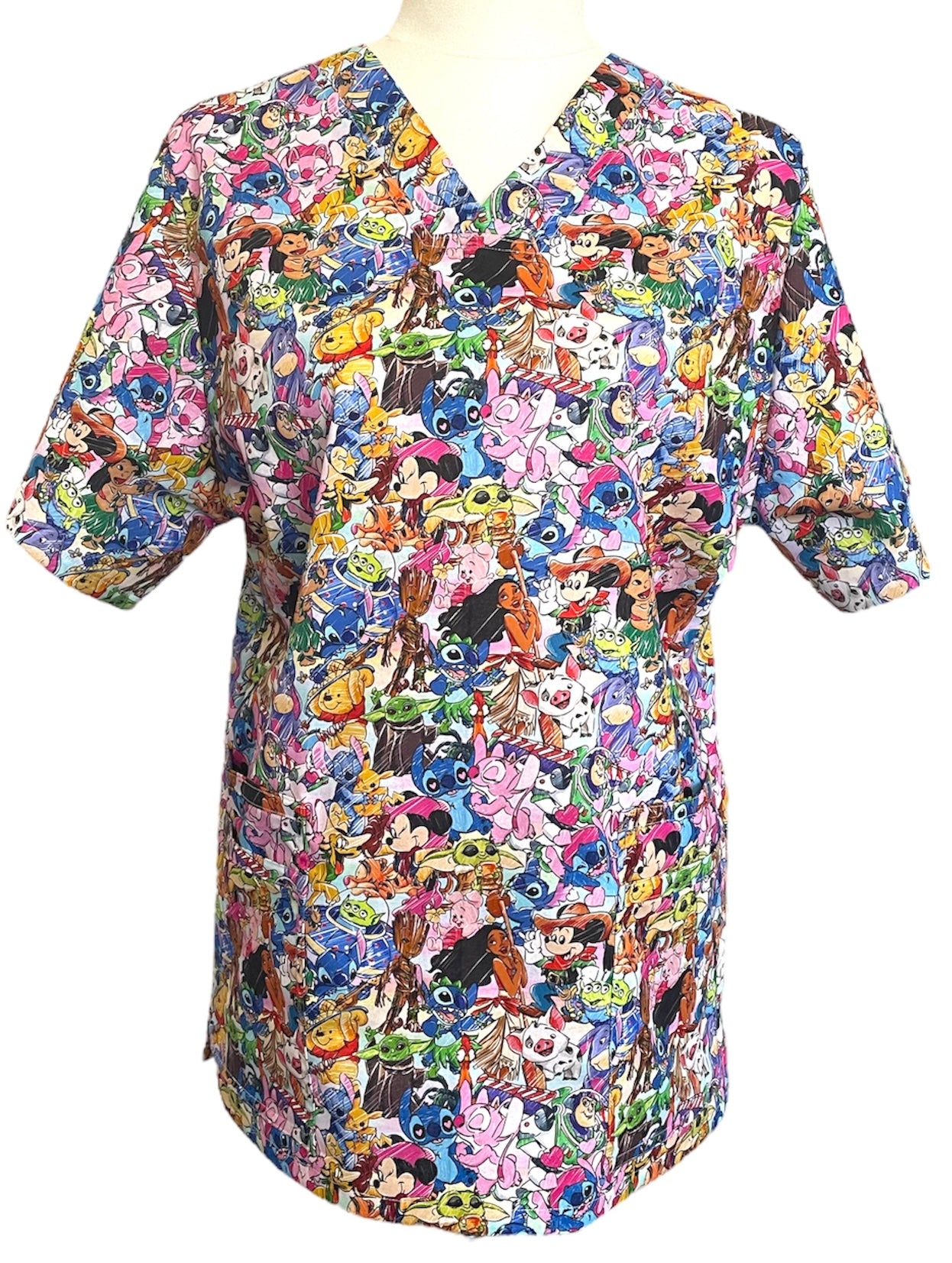 Scrub Top- Cartoon Favourites