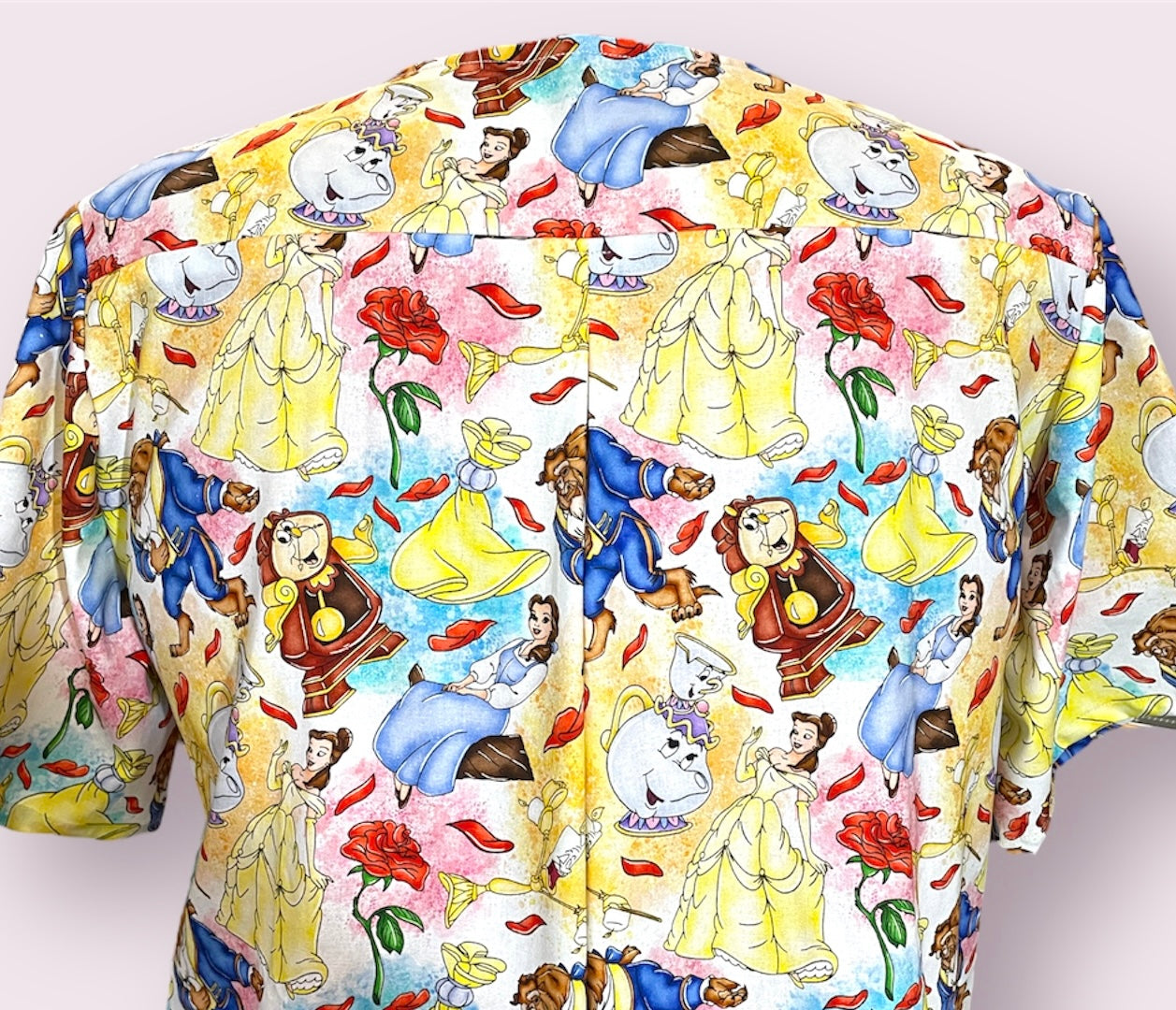 Scrub Top- Beauty and Beast