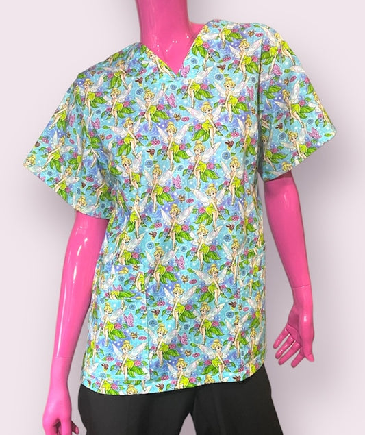 Scrub Top- Fairy Tink