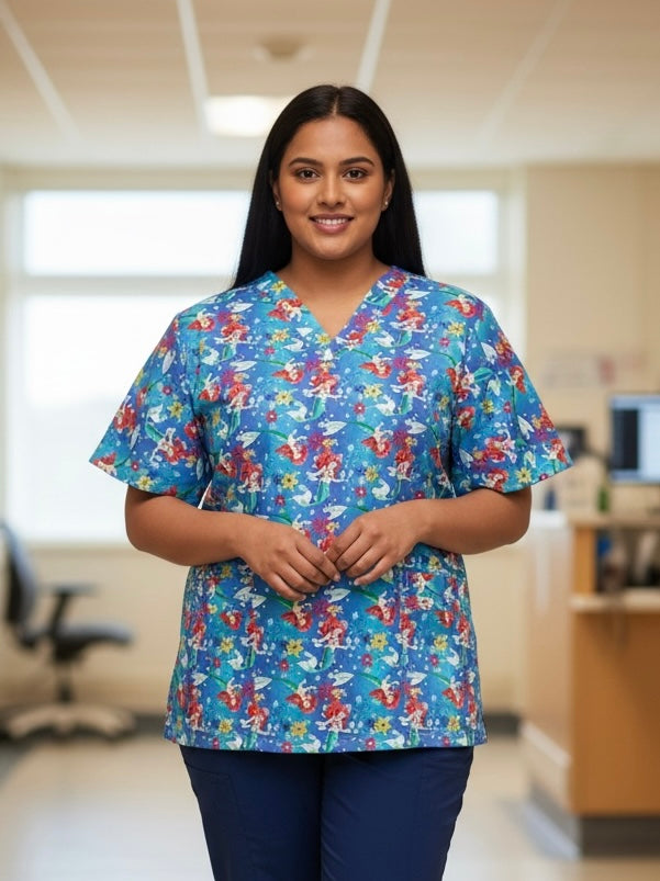 Scrub Top- Ariel