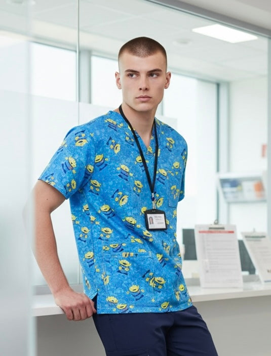 Scrub Top- Aliens