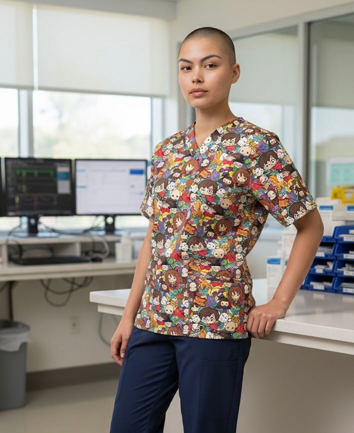 Scrub Top- Harry P