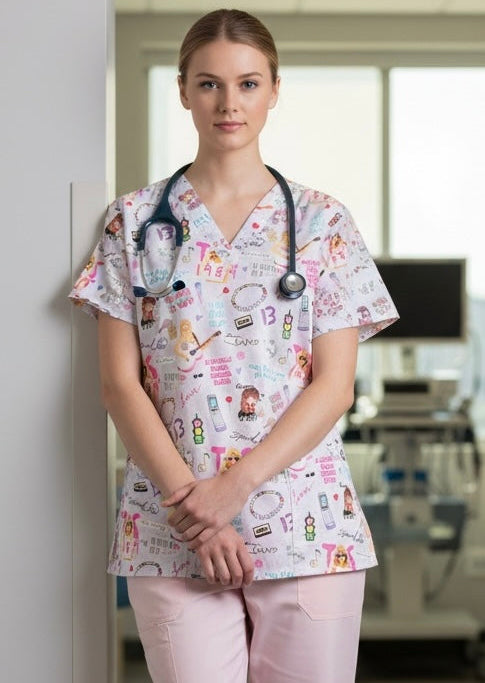 Scrub Top- Swifty