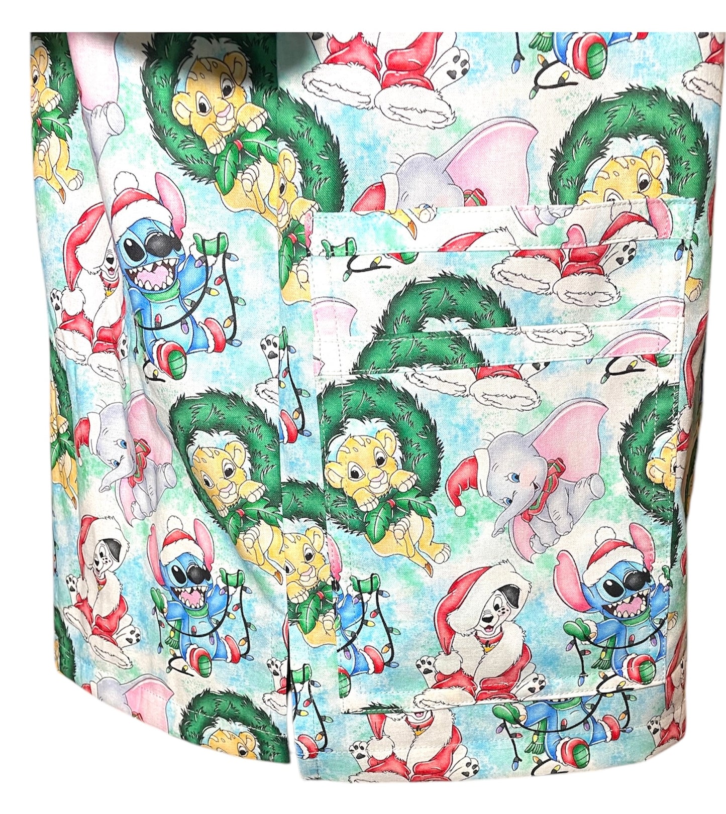 Scrub Top- Christmas Cartoon Favourites