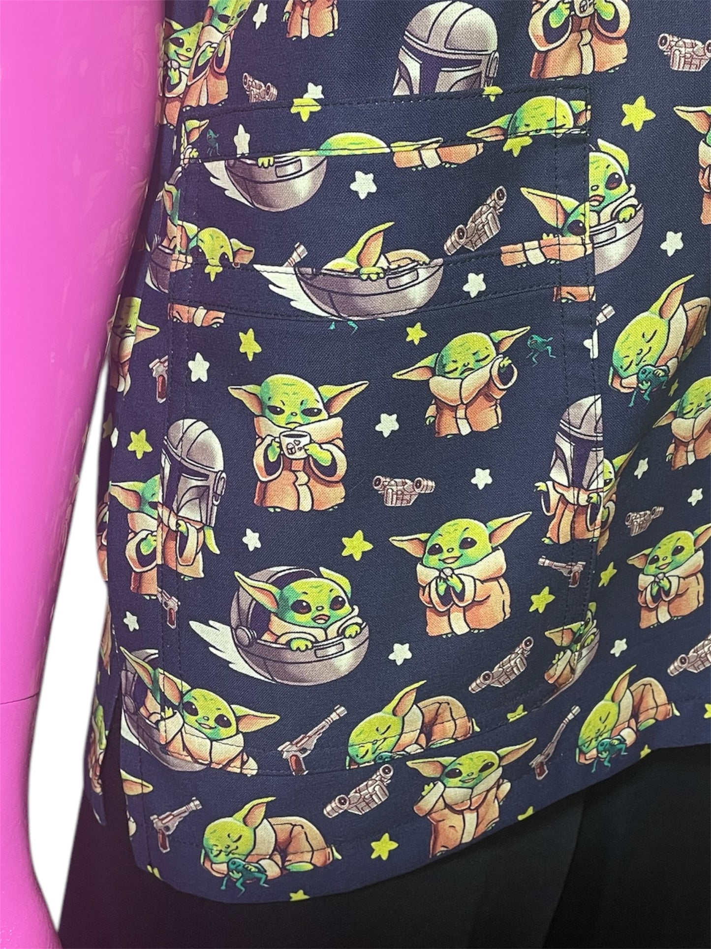 Scrub Top- Baby Yoda