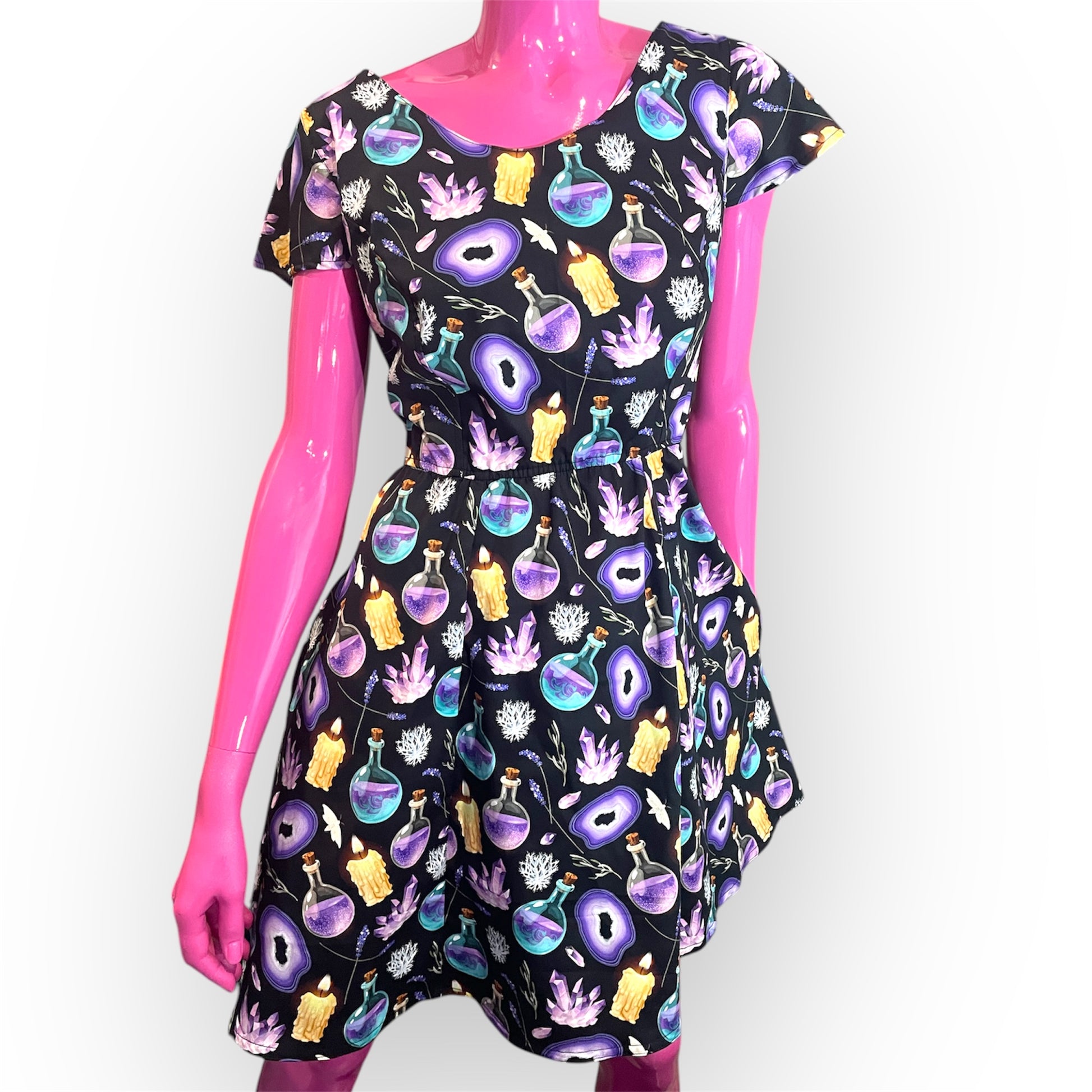 Candy Dress- Witchy Purple Stitched2seven4 Candy Dress- Witchy Purple Stitched2seven4