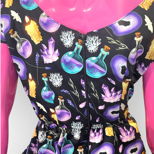 Candy Dress- Witchy Purple