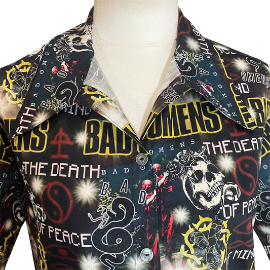 Button Shirt- Omens