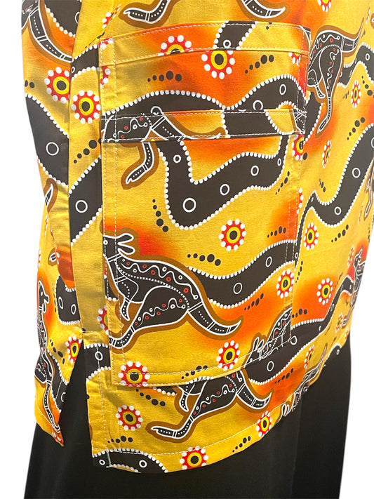 Scrub Top- Outback Roos