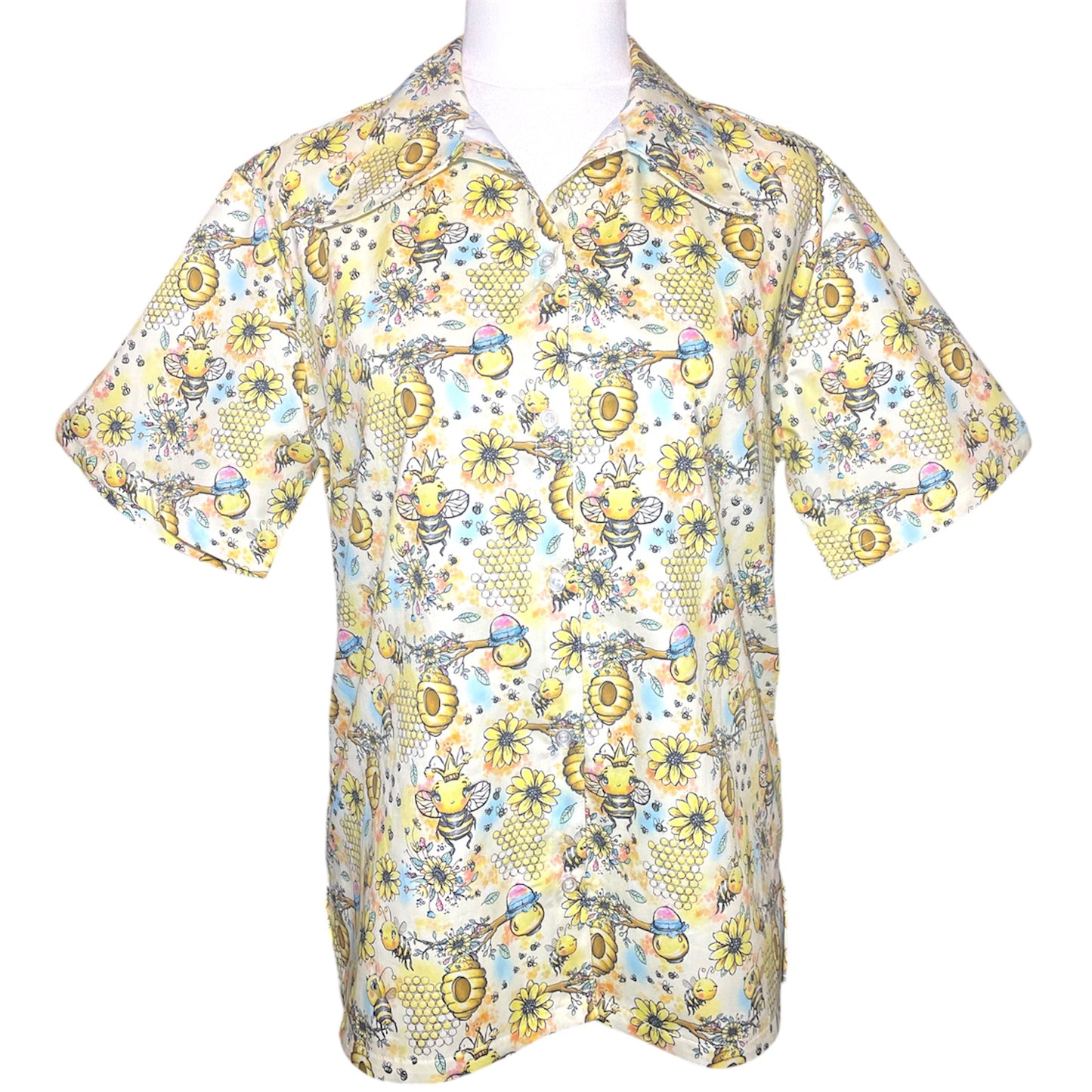 Button Shirt- Sweet Bees