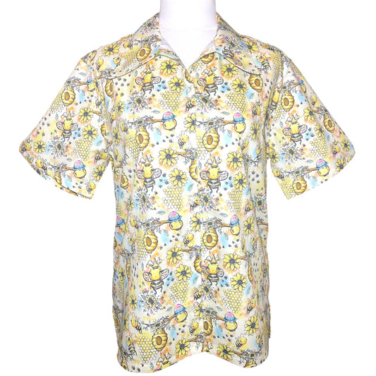 Button Shirt- Sweet Bees