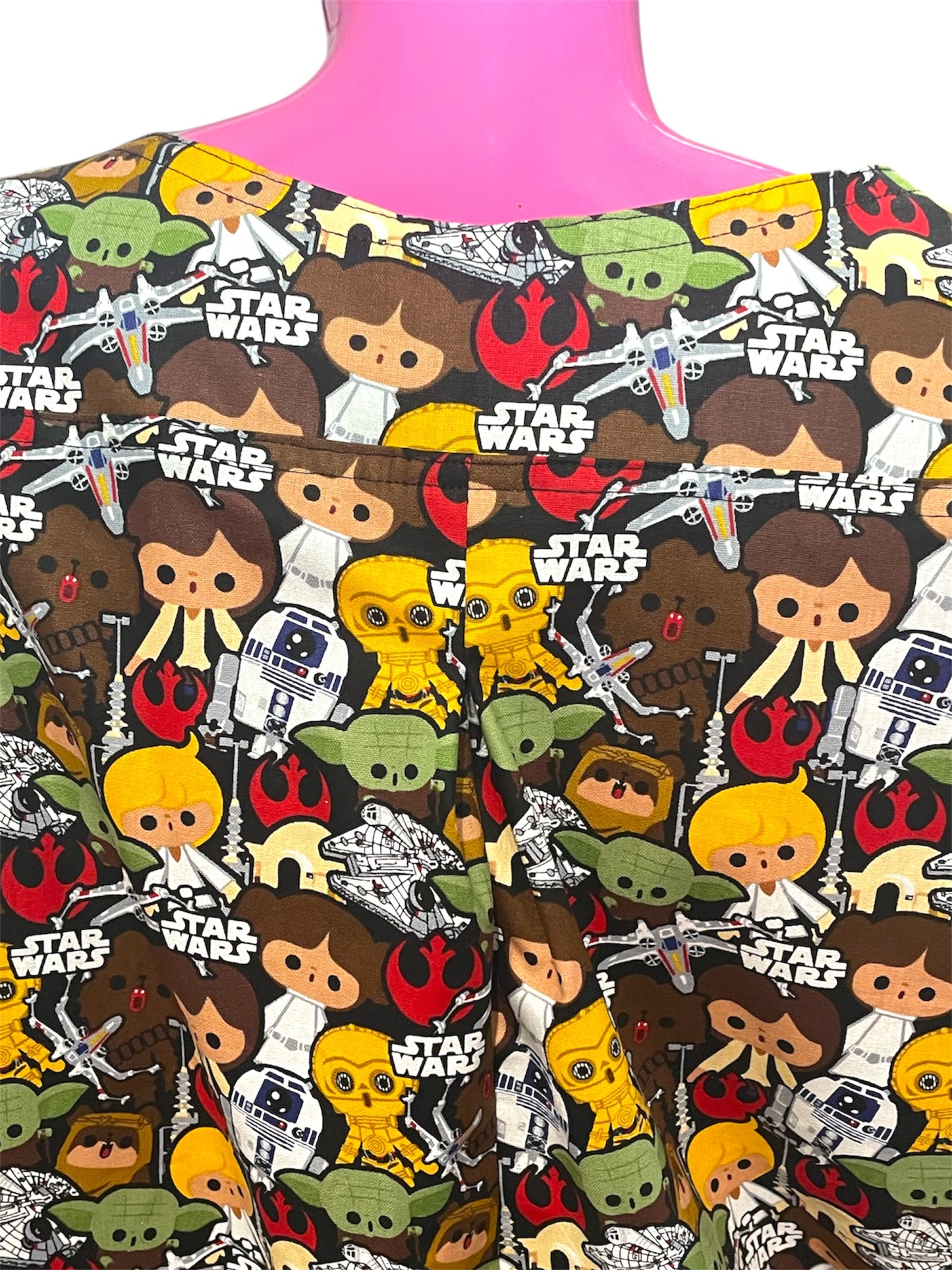 Scrub Top- Starwars Kawaii