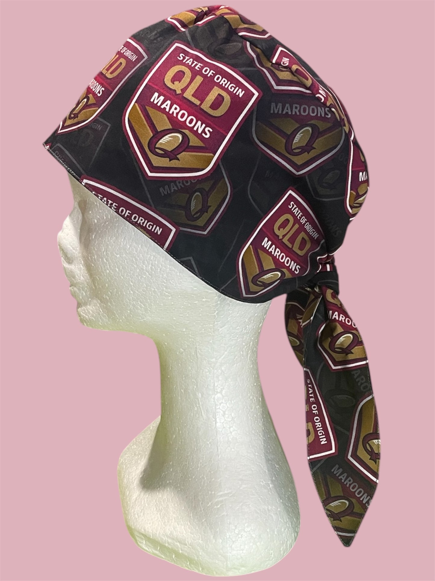 Scrub Cap- State of Origin Maroons