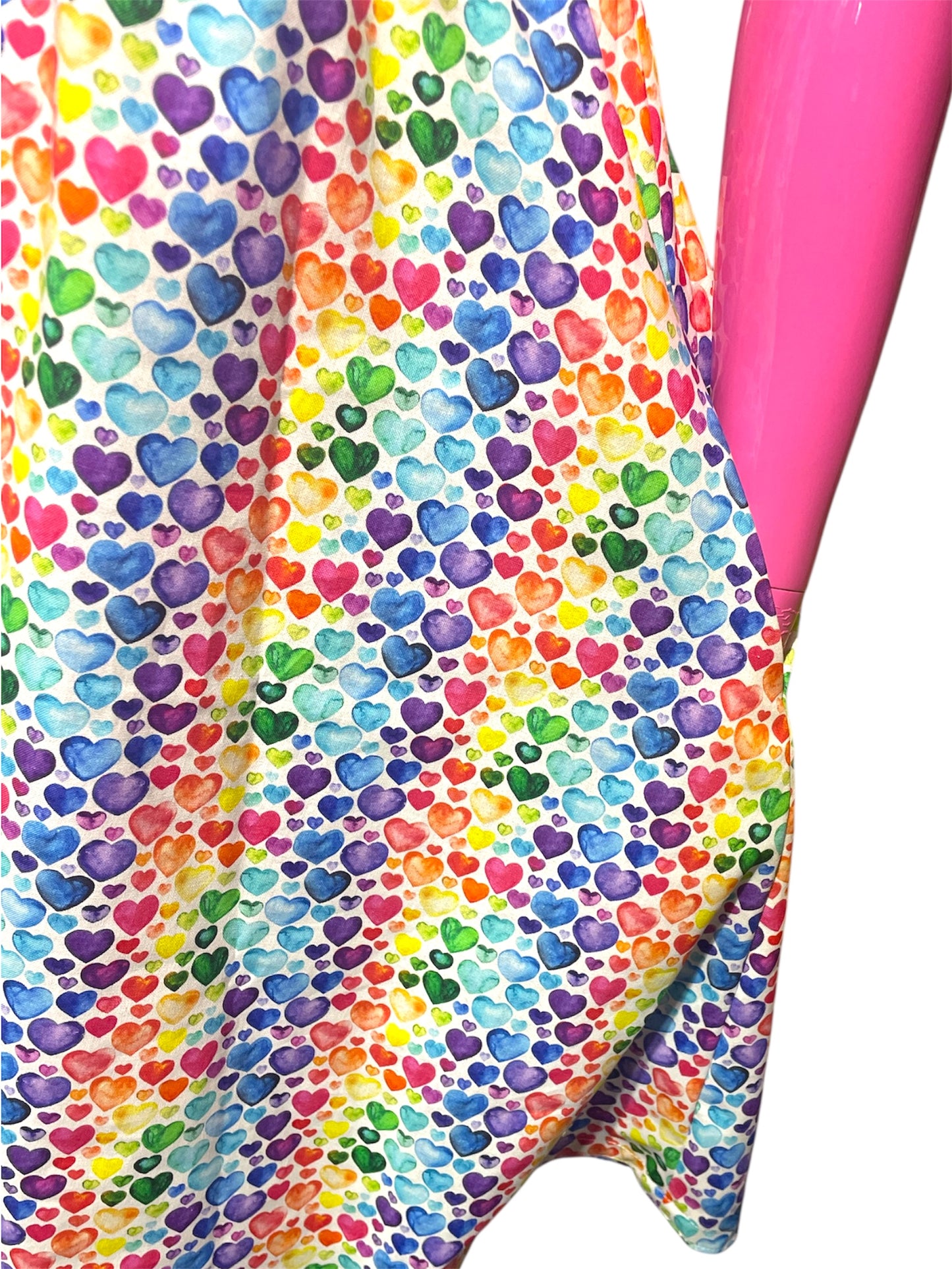 Sweetheart Dress- Rainbow Hearts