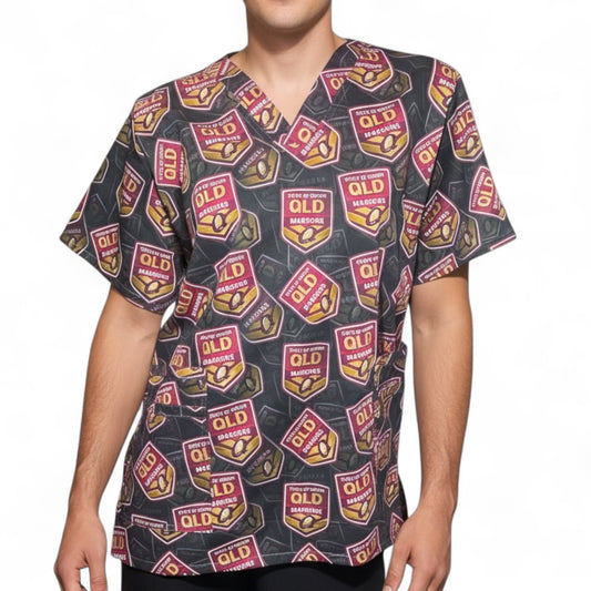 Scrub Top- State of Origin QLD