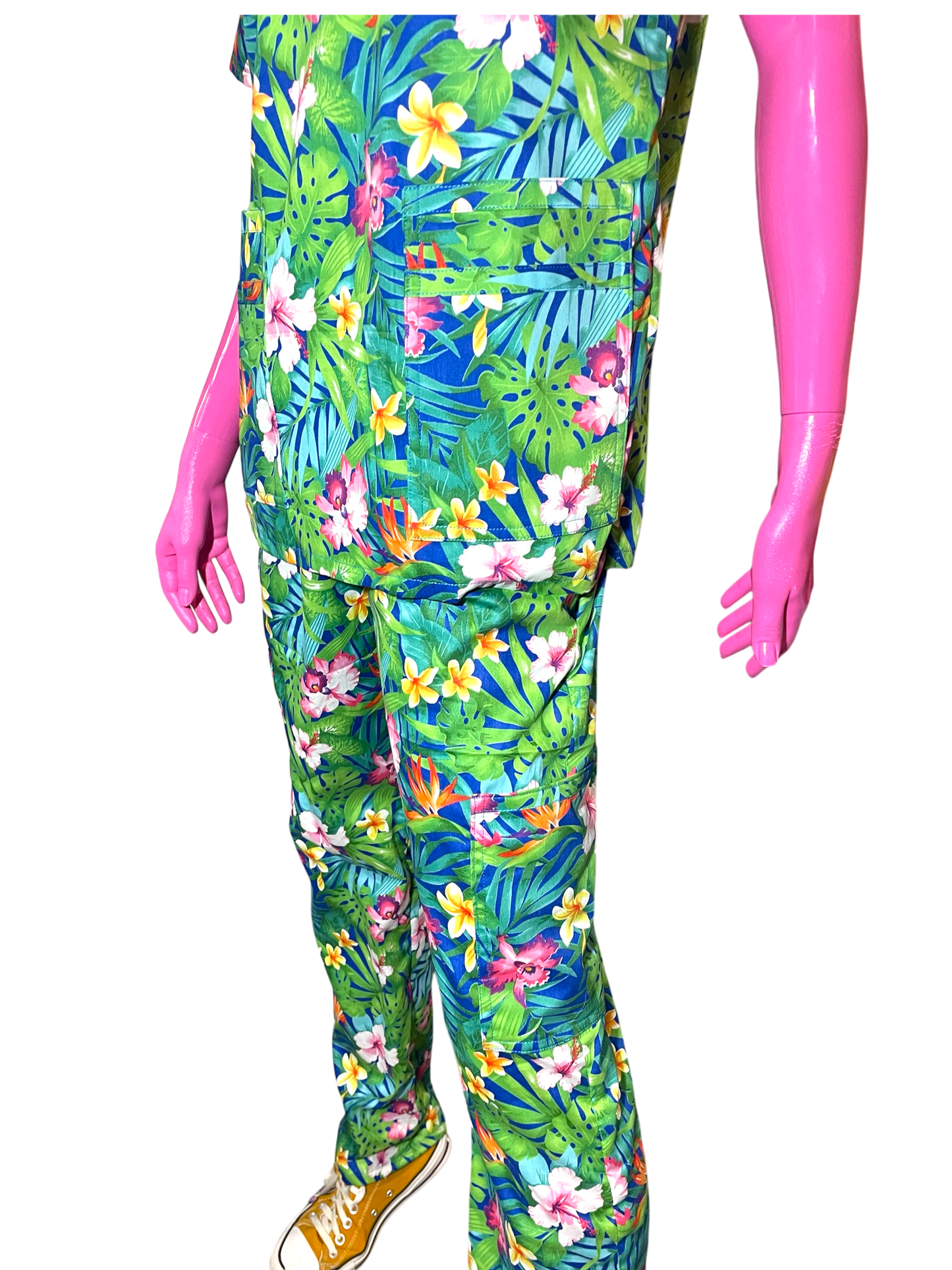 Australian Made Scrub Set- Tropical Flowers