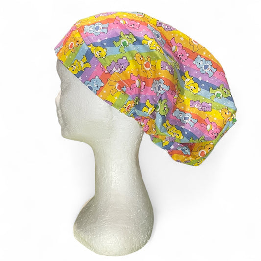 Australian Made Scrub Cap Bouffant Style- CareBears