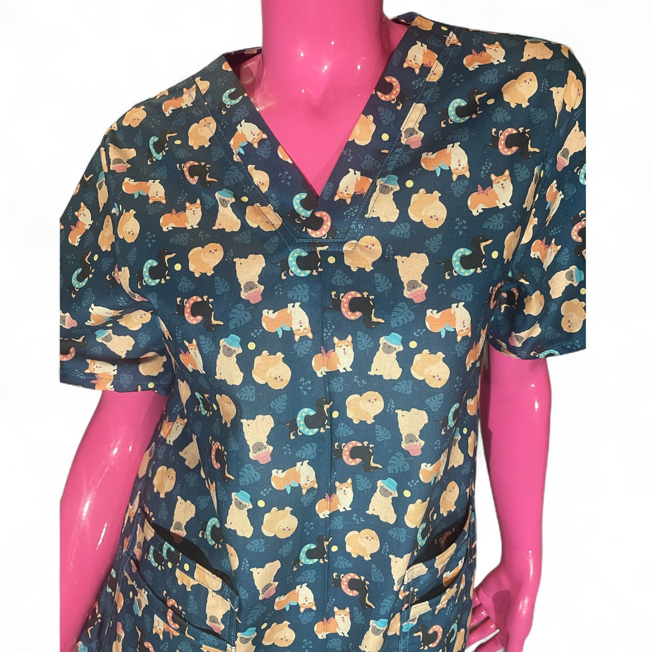 Australian Made Scrub Set- Summer Dogs