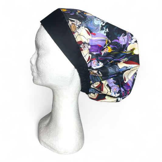 Australian Made Scrub Cap Bouffant Style- Villains