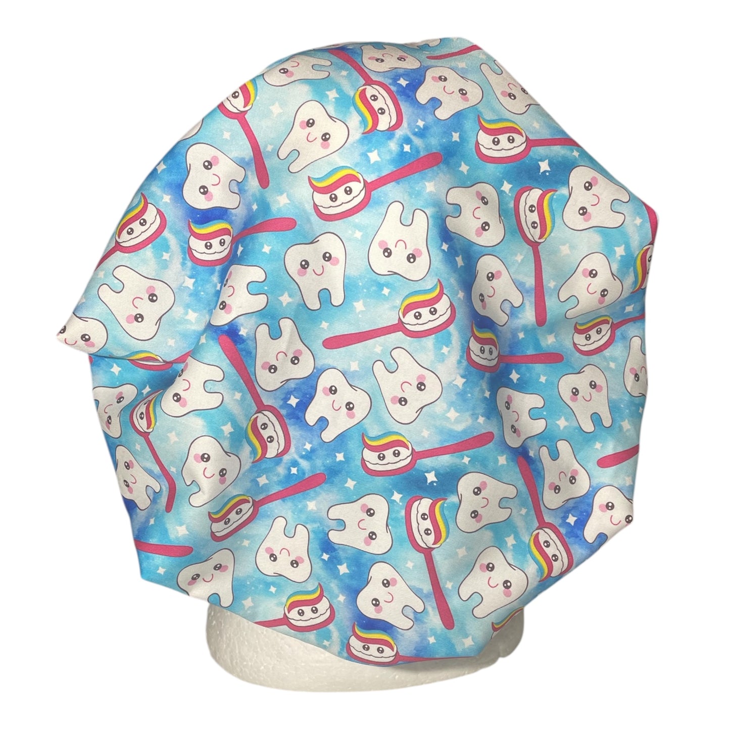 Australian Made Scrub Cap Bouffant Style- Dental Fun