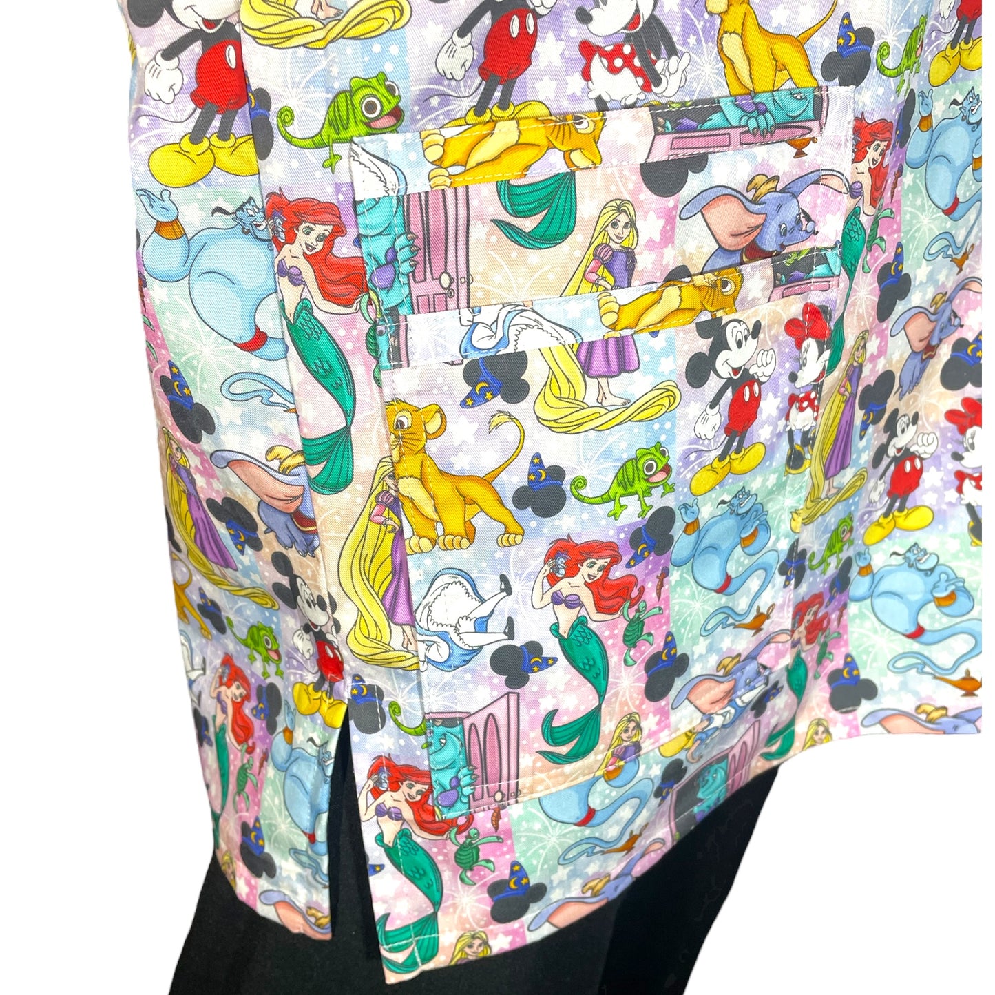 Australian Made Scrub Top- Nostalgic Characters