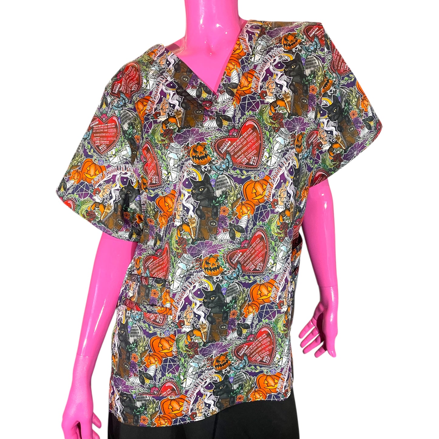 Australian Made Scrub Top- Hocus Pocus