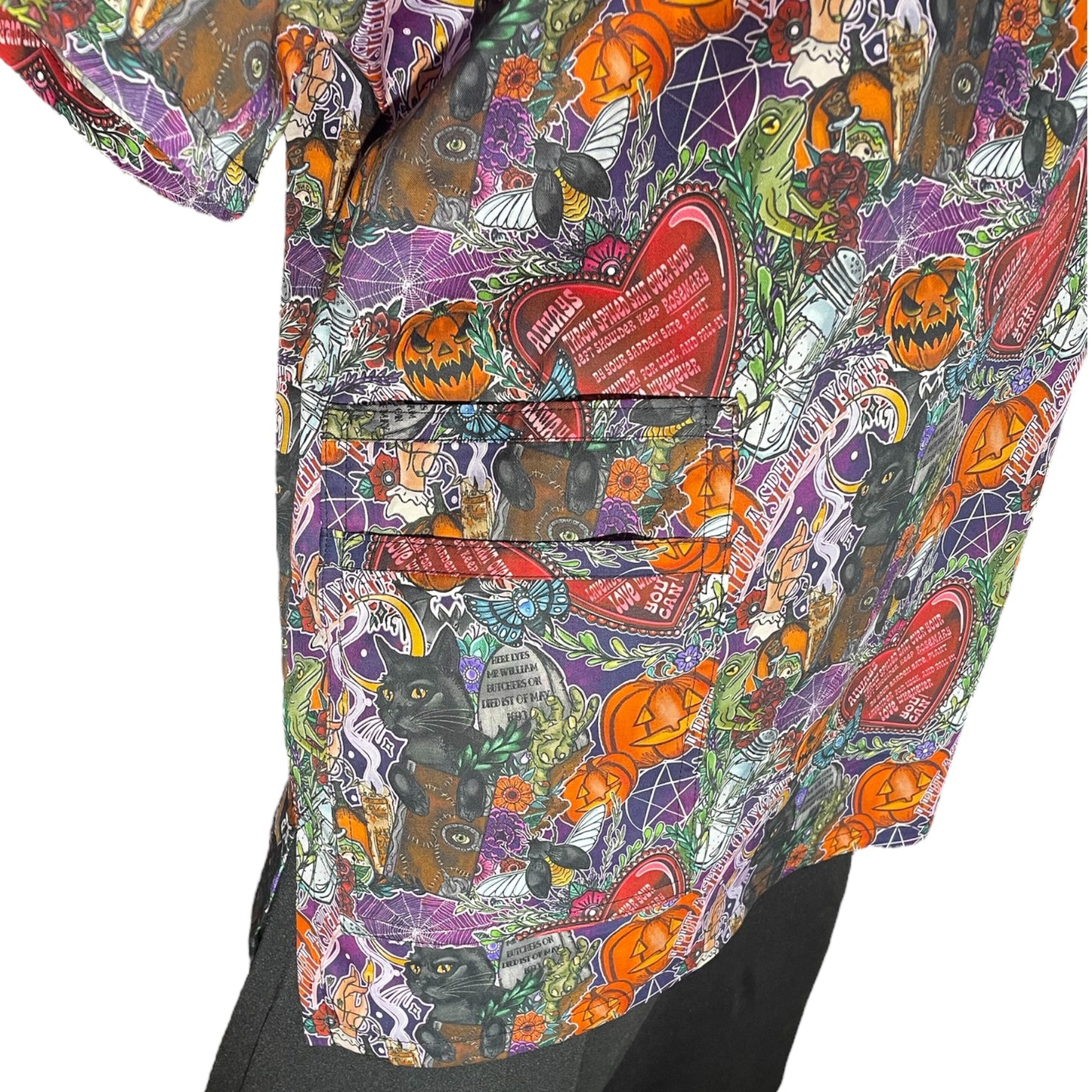 Australian Made Scrub Top- Hocus Pocus
