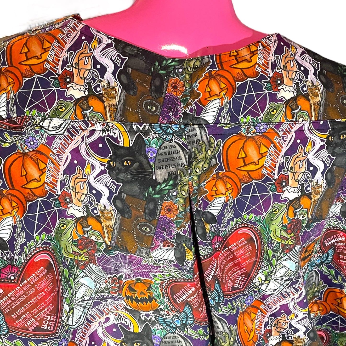 Australian Made Scrub Top- Hocus Pocus