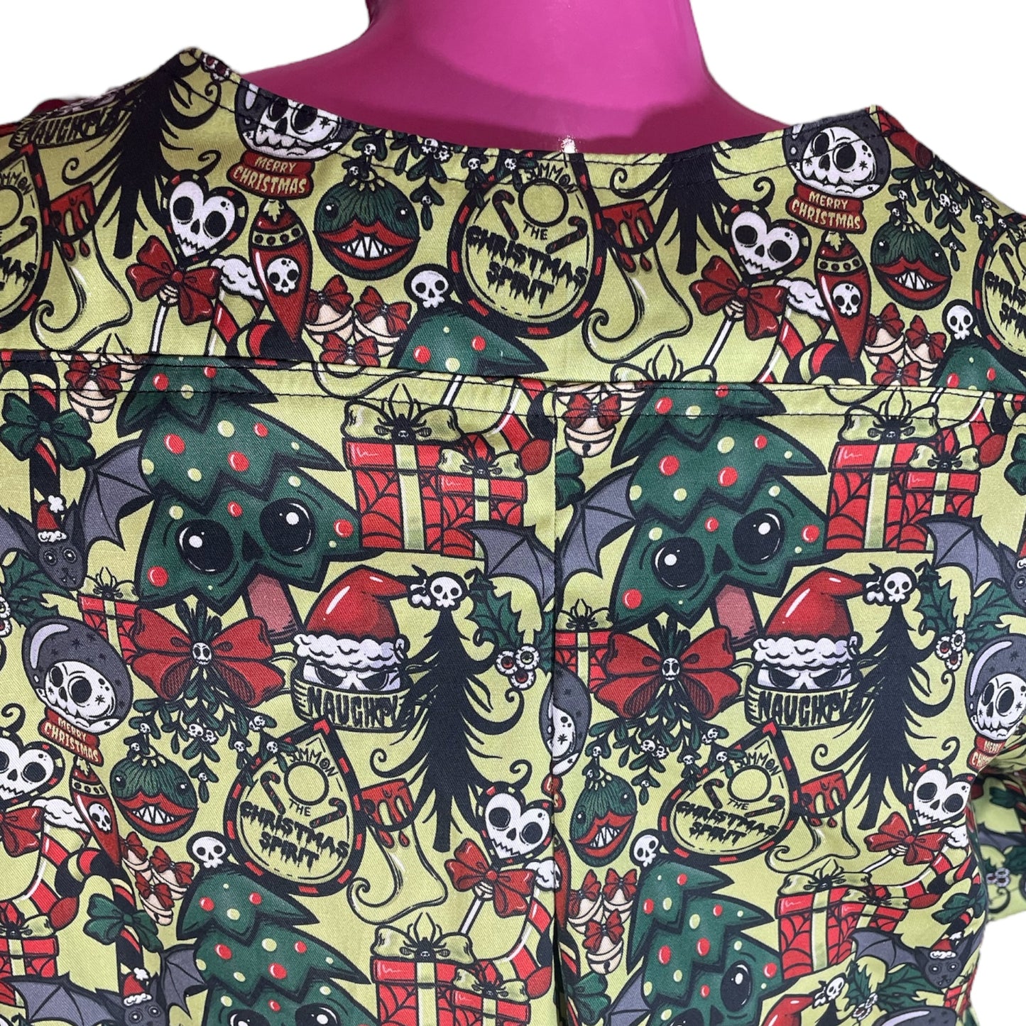 Australian Made Scrub Top- Summon the Christmas Spirit