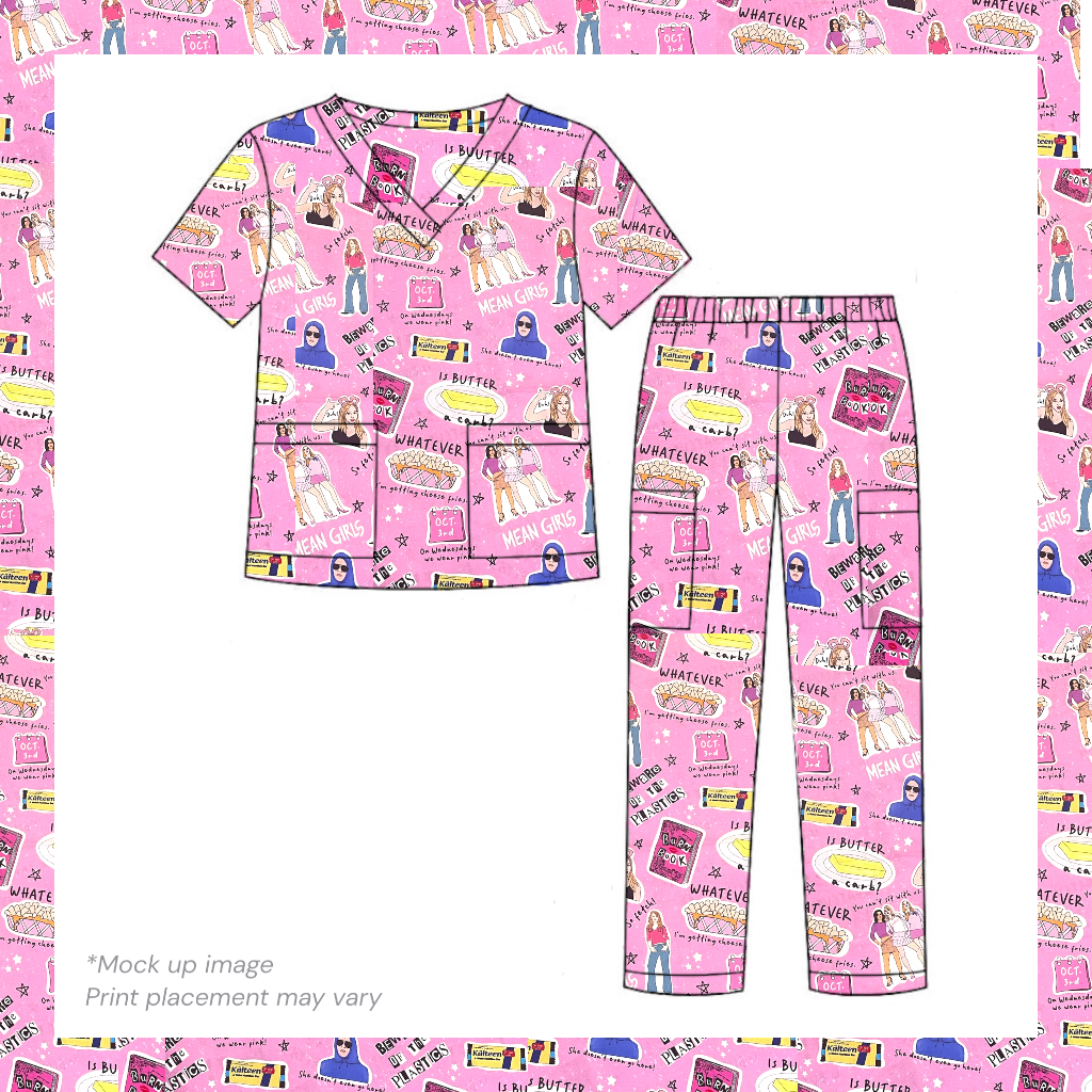 Australian Made Scrub Set- Mean Girls