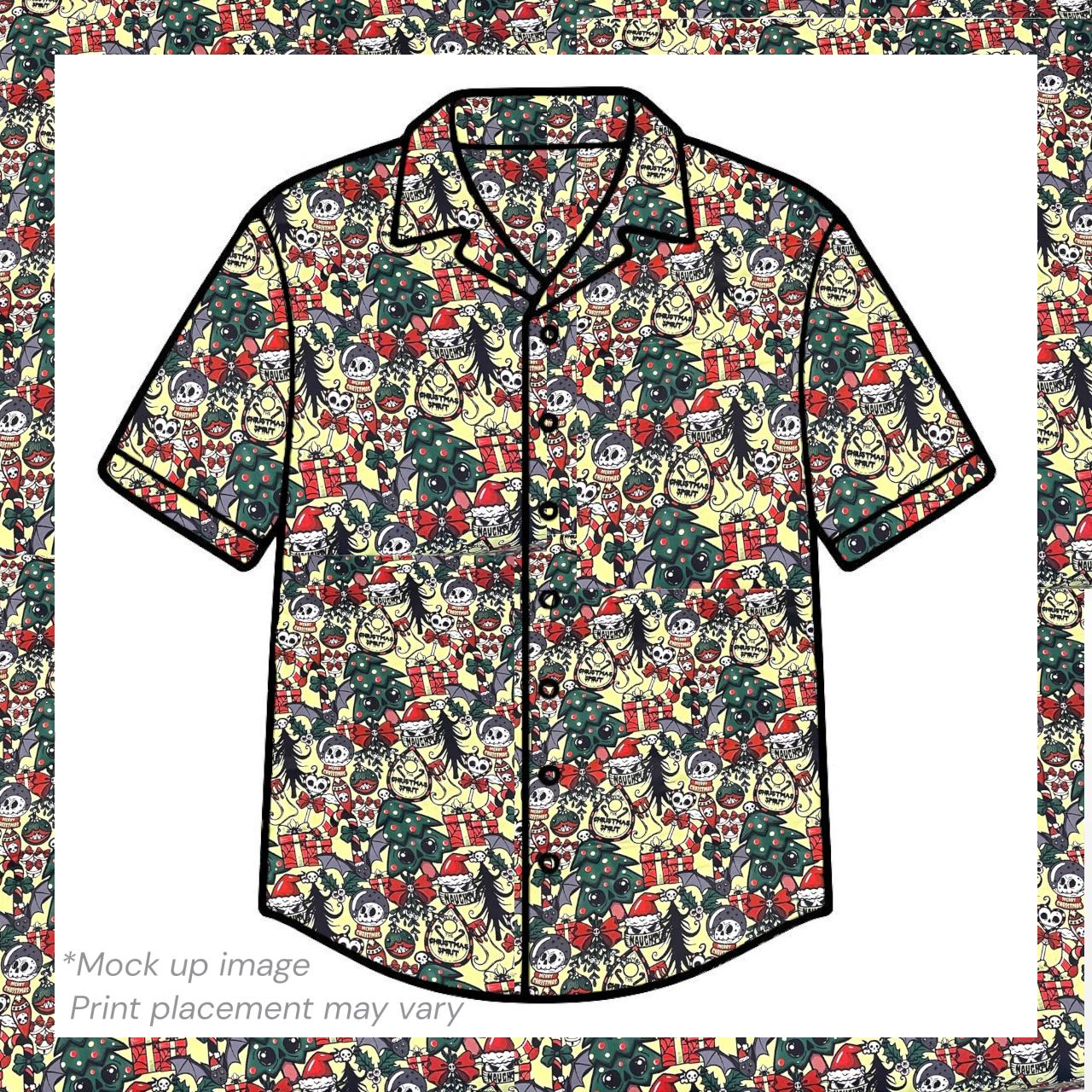 Button Shirt- Summon the Christmas Spirit