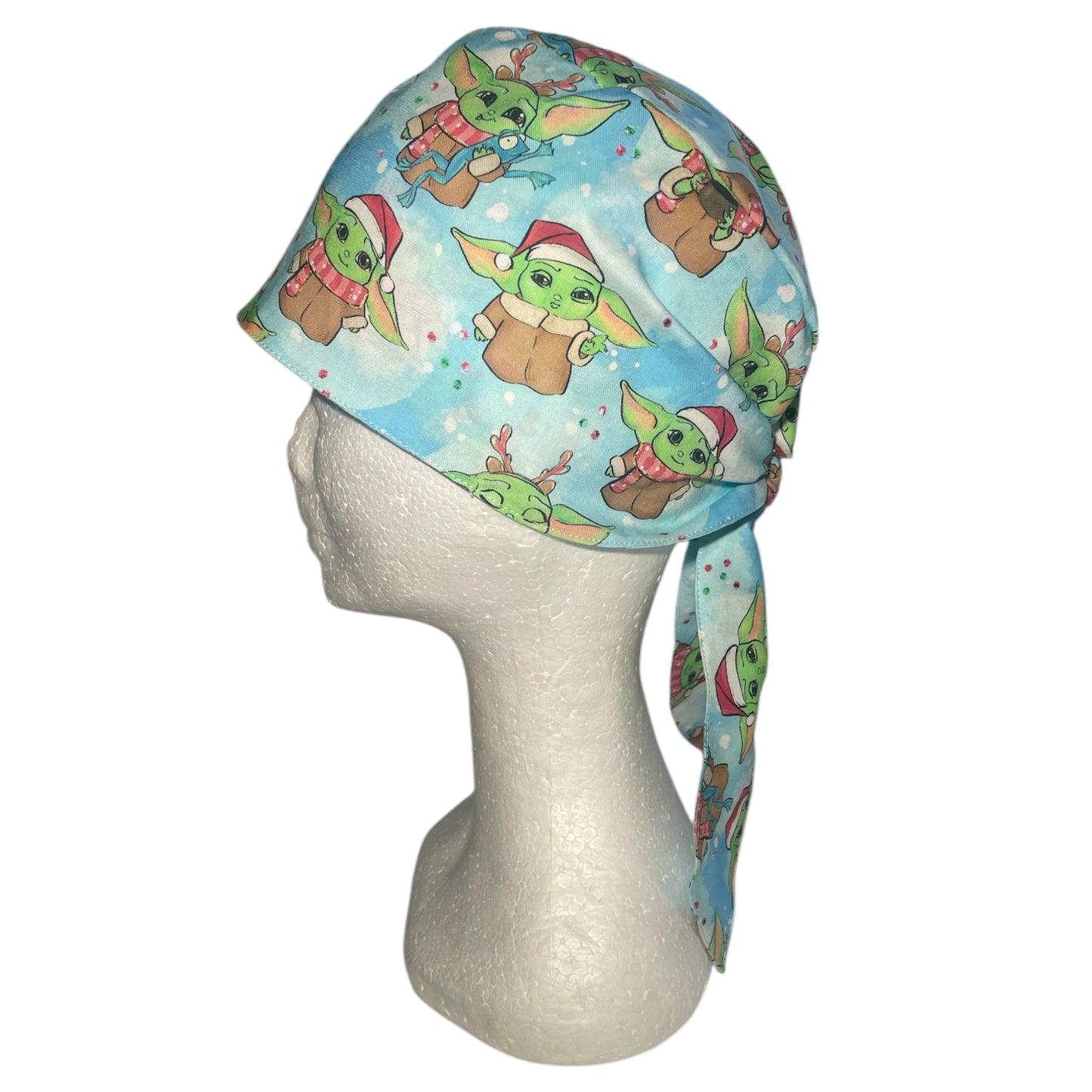 Australian Made Scrub Cap- Christmas Baby Yoda